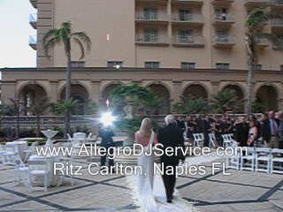 Wedding Ceremony at The Ritz Carlton, Naples FL.