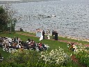 The Wequassett Inn beautiful beach Wedding Ceremony.